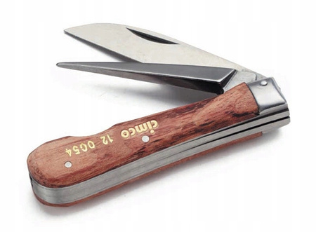 CIMCO Nóż Monterski do Kabli Drewniany osłonami z Przebijakiem 70mm